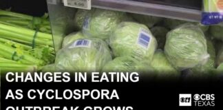 Changes in eating as cyclospora outbreak grows